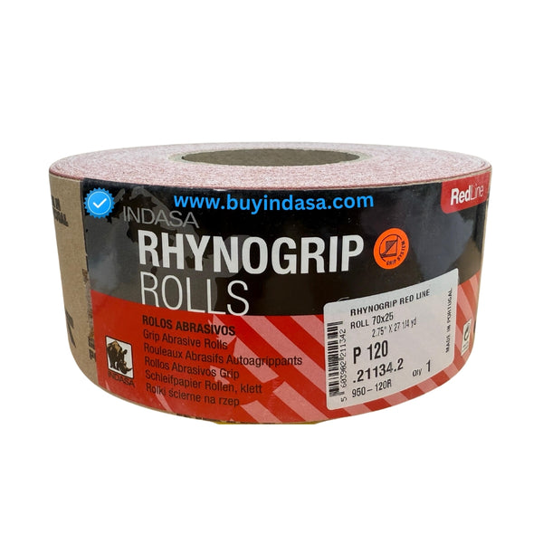 Indasa 2.75" RhynoGrip RedLine 2.75" Sanding Rolls, 950-R Series