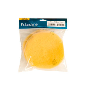 Mirka Lambs Wool Pad 6" Yellow, 2/Pkg