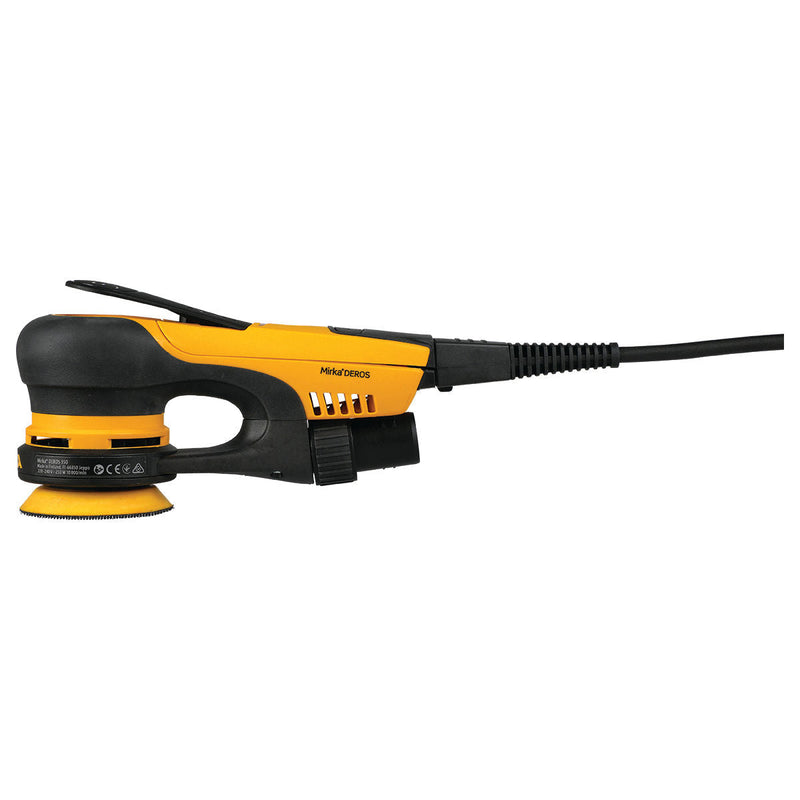 Mirka 3" DEROS 350XCV, 5mm orbit, vacuum-ready finishing sander