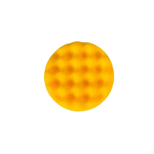 Foam Polishing Pad 3.25" x 1" Yellow Waffle