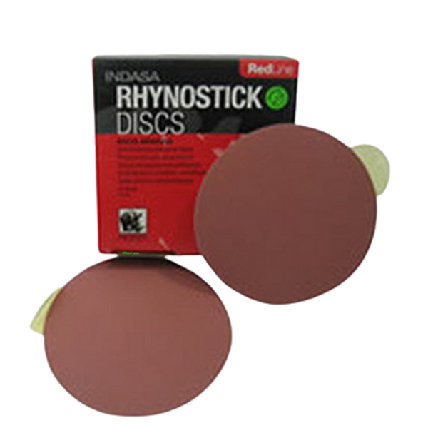 Indasa 5" Rhynostick Redline PSA  Solid Sanding Disc, 500 Series